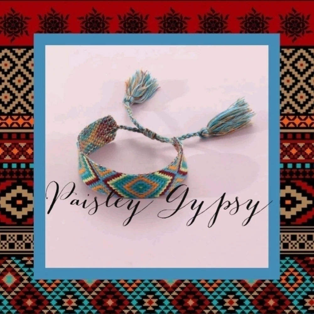 Aztec Inspired Woven Bohemian Bracelet